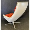 SEDIA POLTRONA DESIGN VETRORESINA 1970 VINTAGE GIREVOLE ALF SVENSSON MID CENTURY