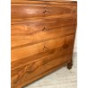 ANTICO COMO CAPPUCCINO chiaro 4 CASSETTI epoca 800 legno NOCE CASSETTIERA