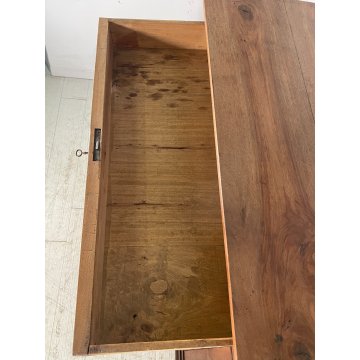 ANTICO COMO CAPPUCCINO chiaro 4 CASSETTI epoca 800 legno NOCE CASSETTIERA