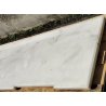 ANTICO CAMINO IMPERO epoca 1800 MARMO BIANCO di CARRARA BRONZO CONSOLLE CORNICE