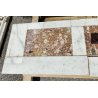 ANTICO CAMINO IMPERO epoca 1800 MARMO BIANCO di CARRARA BRONZO CONSOLLE CORNICE