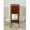 ANTICO PICCOLO COMODINO LUIGI XV LEGNO 1800 INTARSIATO CAMERA SALOTTO ETAGERE