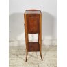 ANTICO PICCOLO COMODINO LUIGI XV LEGNO 1800 INTARSIATO CAMERA SALOTTO ETAGERE