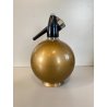 SELTZ SIFONE SODA Sparklets Syphon GLOBEMASTER ORO GOLD MADE IN ENGLAND '50/'60