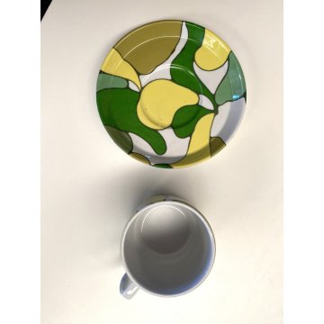 VINTAGE SET THE CERAMICA 10 pers. COMPACT LINE DESIGN Franco Pozzi GALLARATE '70