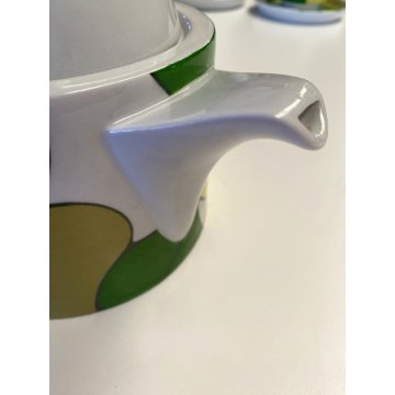 VINTAGE SET THE CERAMICA 10 pers. COMPACT LINE DESIGN Franco Pozzi GALLARATE '70