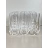 SET 12 BICCHIERI LONG DRINK CRISTALLO MOLATO Peill & Putzler "Diana" ANNI '70