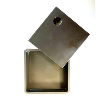 PORTA OGGETTI 4 CASSETTI KARTELL Segmenti DESIGN De Lucchi Takaichi NERO '80s