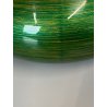 VASO METALLO ARGENTATO Silver - Ag 1 - 266 - PD SMALTATO VERDE ORO ø 25 cm/h '70
