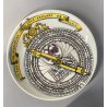 PIATTO DECORATIVO ROTONDO CERAMICA SCI Laveno DECORO Creart MILANO Astrolabio 50