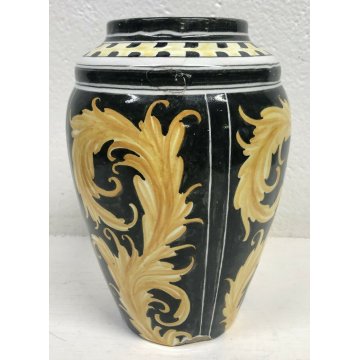 VASO CERAMICA FAENZA CA PIROTA CARLO ZAULI ANNI 50 VINTAGE DESIGN 1950s 