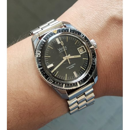 VETTA Automatic Super OROLOGIO POLSO SUB 200 Metri VINTAGE Wrist Diver Watch