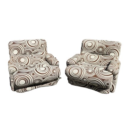 COPPIA POLTRONA Rezia DESIGN Emilio GUARNACCI & Felix PADOVANO per 1P anni 60