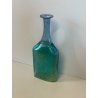 VASO BOTTIGLIA VETRO BLU VERDE KOSTA BODA BERTIL VALLIEN VINTAGE BOTTLE VASE