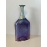 VASO BOTTIGLIA VETRO BLU VIOLA KOSTA BODA BERTIL VALLIEN VINTAGE BOTTLE VASE