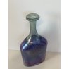 VASO BOTTIGLIA VETRO BLU VIOLA KOSTA BODA BERTIL VALLIEN VINTAGE BOTTLE VASE