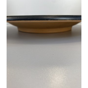 GRANDE PIATTO PARETE CERAMICHE Giachetti FIGURE ROSSE ERACLE ed ATHENA ø 41 cm