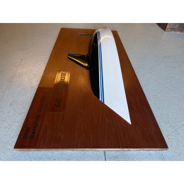 MODELLO BARCA A VELA MEZZO SCAFO Baltic 37 half hull YACHT LEGNO VINTAGE '80s