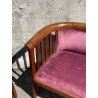 SALOTTO ORIGINALE JOSEF HOFFMANN COPPIA POLTRONE POZZETTO DIVANO PRIMI '900