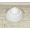 LAMPADARIO PLAFONIERA VETRO SATINATO BIANCO LAMPADA SOFFITTO LAMP GLASS ANNI 90