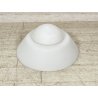 LAMPADARIO PLAFONIERA VETRO SATINATO BIANCO LAMPADA SOFFITTO LAMP GLASS ANNI 90