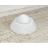 LAMPADARIO PLAFONIERA VETRO SATINATO BIANCO LAMPADA SOFFITTO LAMP GLASS ANNI 90