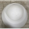 LAMPADARIO PLAFONIERA VETRO SATINATO BIANCO LAMPADA SOFFITTO LAMP GLASS ANNI 90