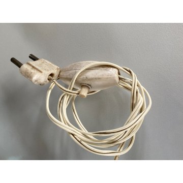 BASE LAMPADA TAVOLO VETRO MURANO SOMMERSO CICLAMINO AZZURRO OTTONE 27 cm/h '50s