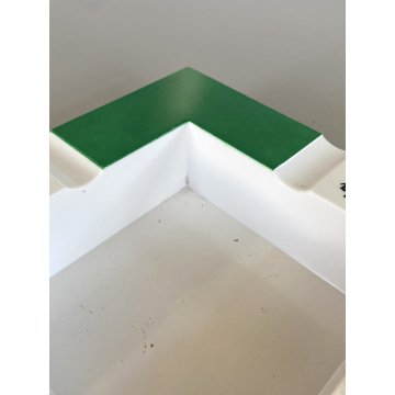 POSACENERE PUBBLICITARIO LACOSTE 14 x 14 CM MELAMMINA ADVERTISING ASHTRAY  '80