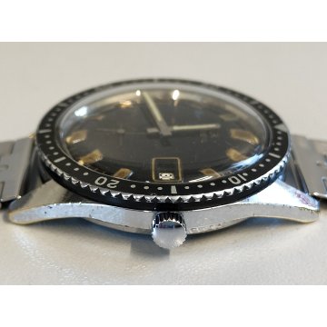 OK Breil SUB 50 metri OROLOGIO POLSO Subacqueo VINTAGE Wrist Diver Watch DATA