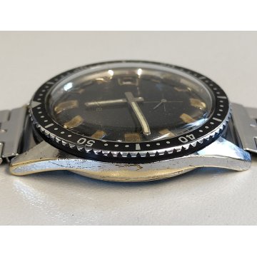 OK Breil SUB 50 metri OROLOGIO POLSO Subacqueo VINTAGE Wrist Diver Watch DATA