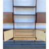 LIBRERIA TERRA CIELO CANTÙ DESIGN ANNI 50 LEGNO OTTONE LIBRARY VINTAGE SCAFFALE
