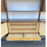 LIBRERIA TERRA CIELO CANTÙ DESIGN ANNI 50 LEGNO OTTONE LIBRARY VINTAGE SCAFFALE