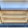 LIBRERIA TERRA CIELO CANTÙ DESIGN ANNI 50 LEGNO OTTONE LIBRARY VINTAGE SCAFFALE