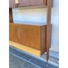 LIBRERIA TERRA CIELO CANTÙ DESIGN ANNI 50 LEGNO OTTONE LIBRARY VINTAGE SCAFFALE