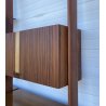 LIBRERIA TERRA CIELO CANTÙ DESIGN ANNI 50 LEGNO OTTONE LIBRARY VINTAGE SCAFFALE