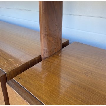 LIBRERIA TERRA CIELO CANTÙ DESIGN ANNI 50 LEGNO OTTONE LIBRARY VINTAGE SCAFFALE