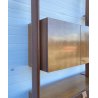 LIBRERIA TERRA CIELO CANTÙ DESIGN ANNI 50 LEGNO OTTONE LIBRARY VINTAGE SCAFFALE