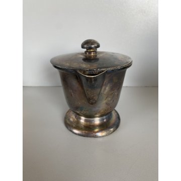 Coffee Pot DESIGN Gio Ponti F.lli Calderoni  ALPACCA ARGENTATO ART DECO' 1920