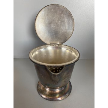 Coffee Pot DESIGN Gio Ponti F.lli Calderoni  ALPACCA ARGENTATO ART DECO' 1920