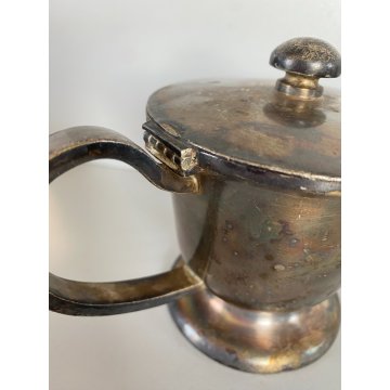 Coffee Pot DESIGN Gio Ponti F.lli Calderoni  ALPACCA ARGENTATO ART DECO' 1920