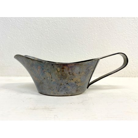 SALSIERA 30cl DESIGN Gio Ponti Krupp Berndorf ALPACCA ARGENTATO ART DECO 1920