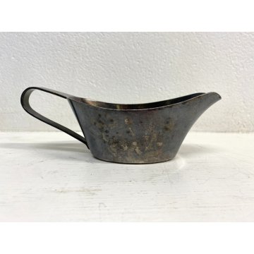 SALSIERA 30cl DESIGN Gio Ponti Krupp Berndorf ALPACCA ARGENTATO ART DECO 1920