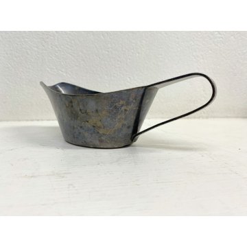 SALSIERA 30cl DESIGN Gio Ponti Krupp Berndorf ALPACCA ARGENTATO ART DECO 1920