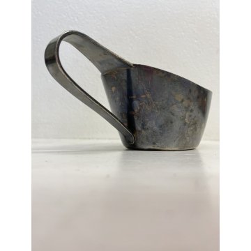 SALSIERA 30cl DESIGN Gio Ponti Krupp Berndorf ALPACCA ARGENTATO ART DECO 1920