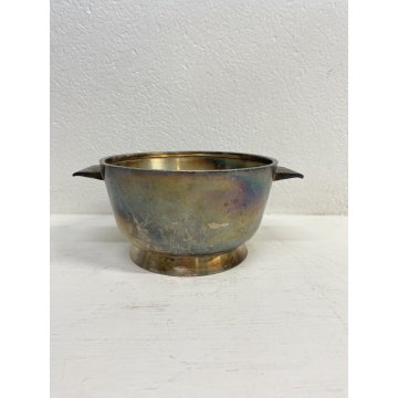 COPPA BOWL 140cl DESIGN Gio Ponti Krupp Berndorf ALPACCA ARGENTATO ART DECO '30
