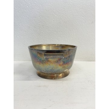 COPPA BOWL 140cl DESIGN Gio Ponti Krupp Berndorf ALPACCA ARGENTATO ART DECO '30