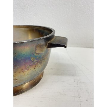 COPPA BOWL 140cl DESIGN Gio Ponti Krupp Berndorf ALPACCA ARGENTATO ART DECO '30