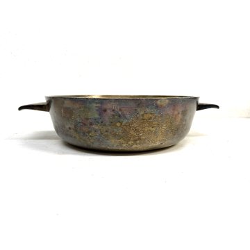 LEGUMIERA 100cl DESIGN Gio Ponti Arthur Krupp Milano ALPACCA ARGENTATO ART DECO