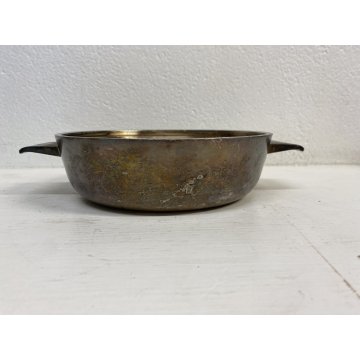 LEGUMIERA 100cl DESIGN Gio Ponti Arthur Krupp Milano ALPACCA ARGENTATO ART DECO